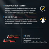 LED Tail Light Assembly With Sequential Indicators Turn For 2019-2024 Chevrolet Camaro