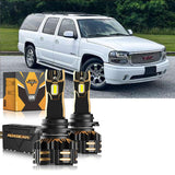 For 2002-2006 GMC Yukon XL 1500 9005 9006 LED Headlight Bulbs Bundle