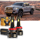 For 2016-2020 Toyota Tacoma H11 LED Headlight Bulbs Bundle