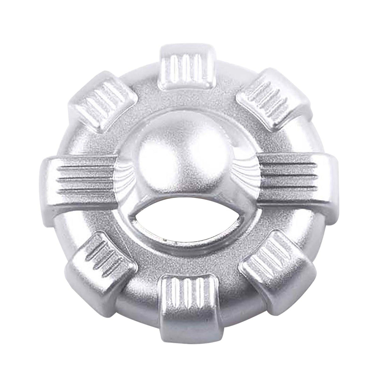 Radio Antenna Base Cover Trim Antenna Mount Decoration Bezel for Jeep Wrangler JL 2018-2022 (Black/ Red/ Silver)