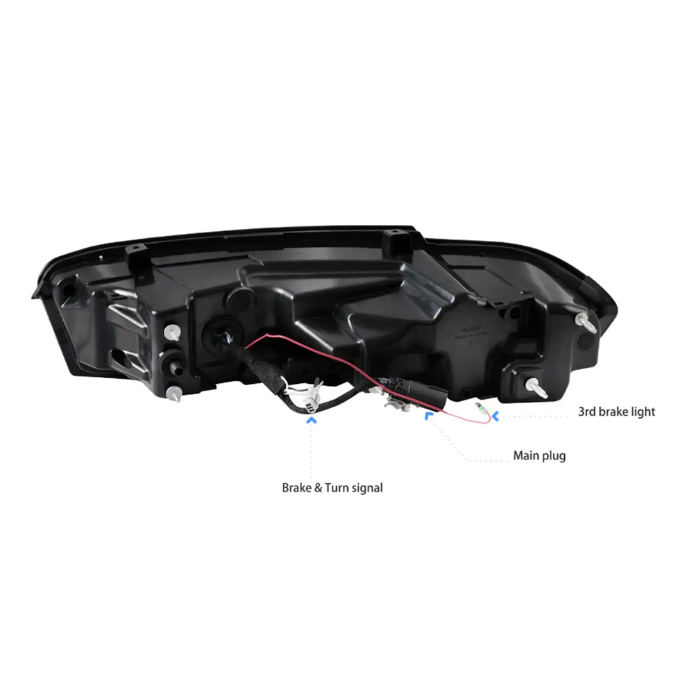 LED Tail Light Assembly With Sequential Indicators Turn For 2019-2024 Chevrolet Camaro
