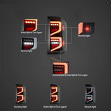 LED Tail Light Assembly With Dynamic Welcome Lighting For 2014-2018 Chevrolet Silverado