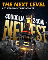 🆕9005/HB3 LED Headlight Bulbs 240W 40000LM GX-ULTRA Series 6500K Cool White | 2 Bulbs