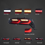 LED Tail Light Assembly With Sequential Turn Signal For 2014-2019 Chevorlet Corvette C7