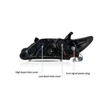 LED Headlight Assembly Projector For 2010-2011 Toyota Camry 6th Gen XV40 Facelift Regular Models Sedan