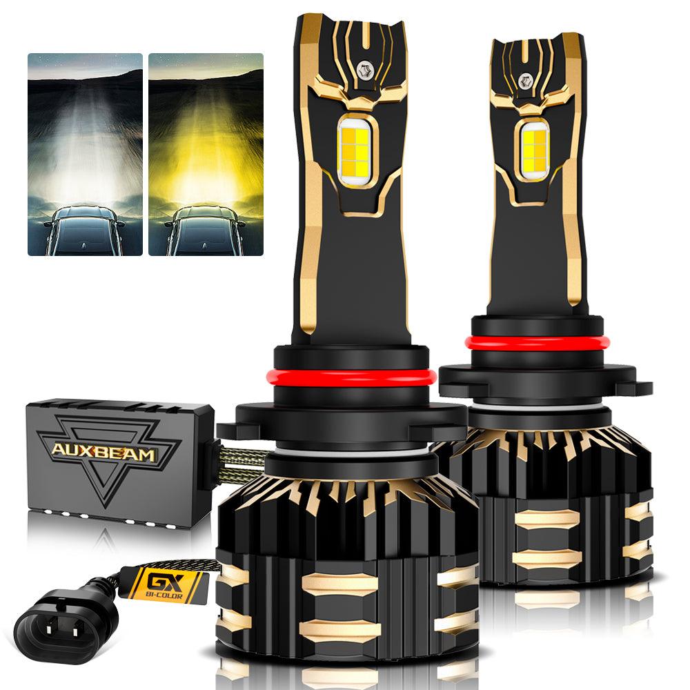 9005/HB3 LED Bulb Fog Lights/Low Beam Lights 110W 25000LM GX Bi-Color Series High Power & Brightness Dual Color Switchback | 2 Bulbs