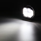 Auxbeam MASTER-T Series 5" Combo Beam Off-Road Lights Amber Backlight