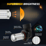 H10 9145 9140 HB3 LED Fog Light/DRL 50W 4000LM Deep Blue 33LED Series | 2 Bulbs