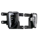 (2pcs/set) 45W DOT Approved LED Fog Lights with DRL for 2016-2018 Chevy Silverado 1500 (Black)