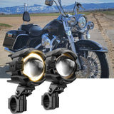 2000 Harley-Davidson Flhr Road King Motorcycle LED Spotlight Light 3+5 Light Modes