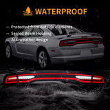 LED Tail Lights Assembly Full LED W/Start-Up Animation For 2011-2014 Dodge Charger