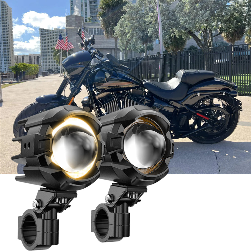 2017 Harley-Davidson CVO Pro Street Breakout Motorcycle LED Spotlight Light 3+5 Light Modes
