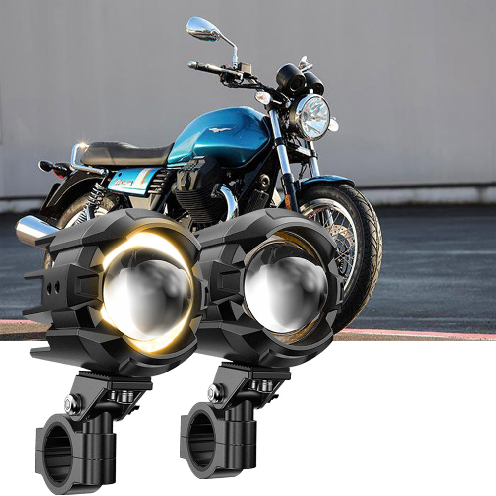 2017 Moto Guzzi V7 III Motorcycle LED Spotlight Light 3+5 Light Modes
