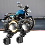 2017 Moto Guzzi V7 III Motorcycle LED Spotlight Light 3+5 Light Modes