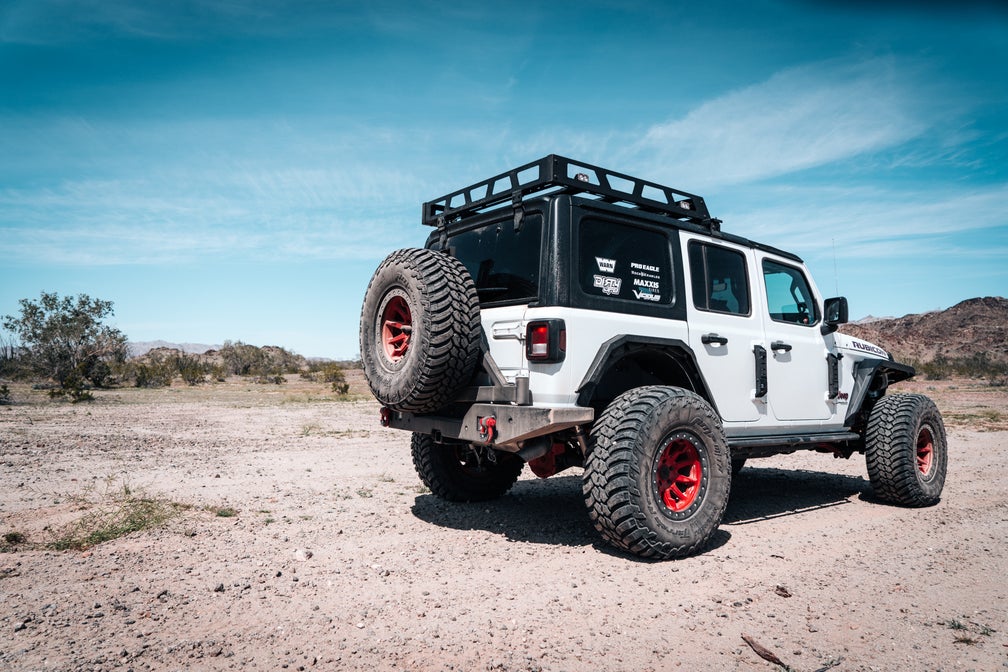2018-2024 JEEP WRANGLER JL TIRE CARRIER SINGLE ACTION (FITS JL-2965/JL-2966 BUMPER) Body Armor 4x4