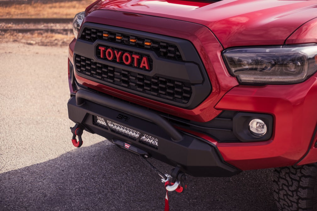 2016-2023 TOYOTA TACOMA HILINE FRONT WINCH BUMPER Body Armor 4x4