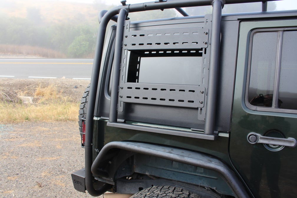 2007-2018 JEEP WRANGLER JK 2/4 DOOR CARGO ROOF RACK ACCESSORY MOUNT Body Armor 4x4