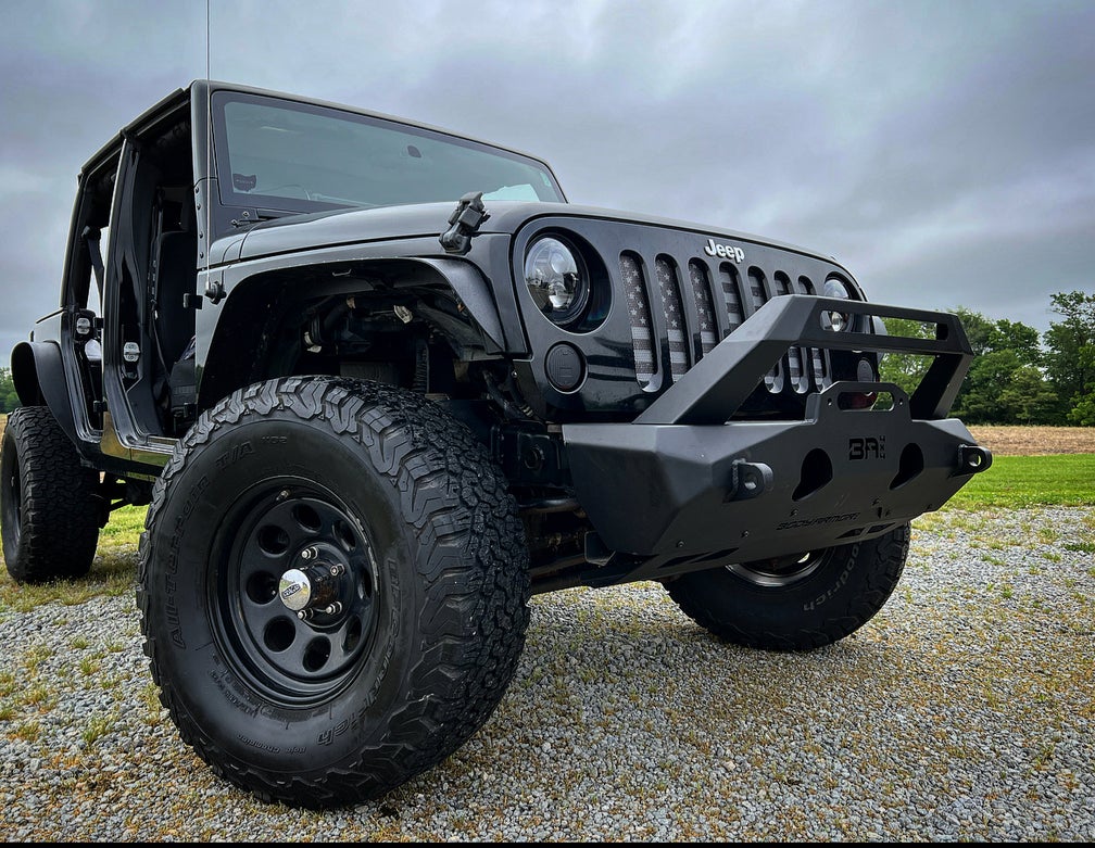 2007-2024 JEEP WRANGLER JK/JL AND GLADIATOR JT ORION STUBBY FRONT BUMPER Body Armor 4x4