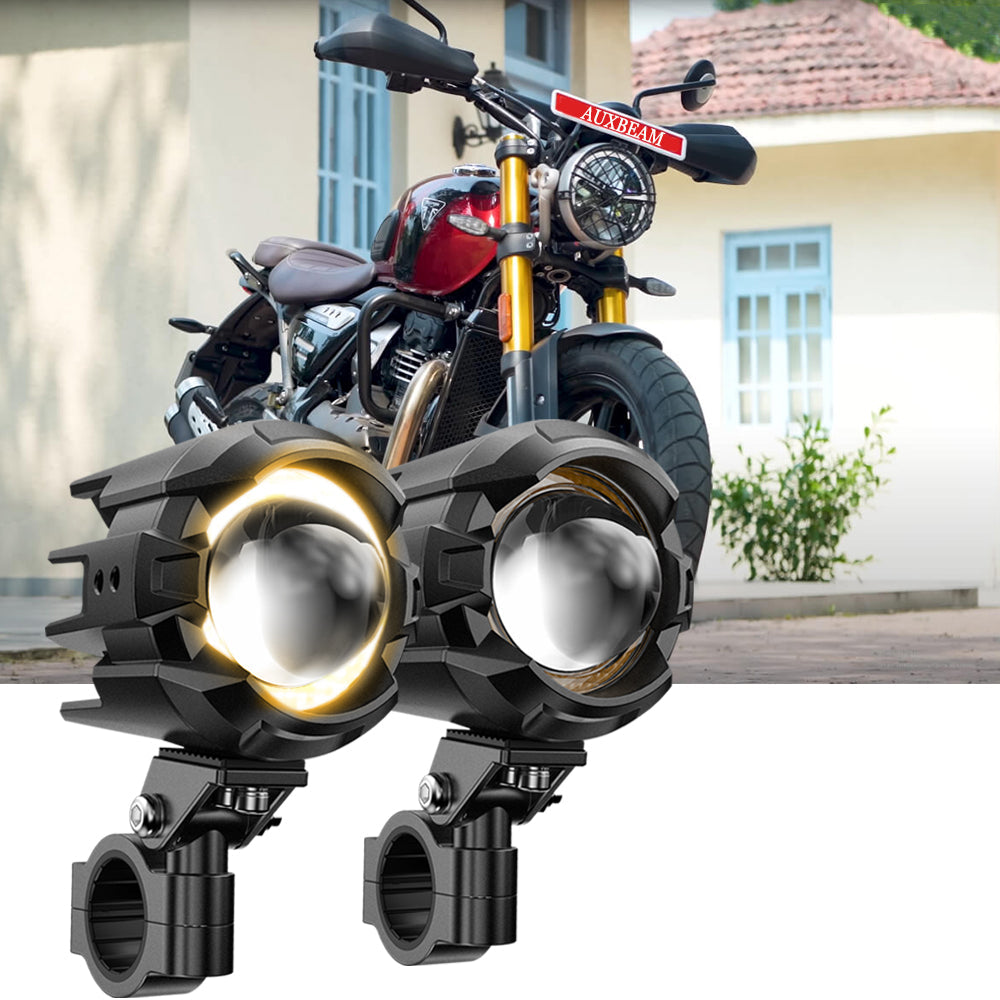 2023 Triumph Scrambler 400x Motorcycle LED Spotlight Light 3+5 Light Modes