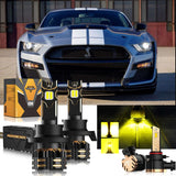 For 2007 Ford Mustang Shelby GT H13 LED Headlight Bulbs