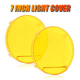 (2pcs/set) 7 Inch 240W Round Offroad LED Driving Lights with DRL+Amber/Black Covers(Optional) for SUV ATV UTV Trucks Pickup Boat