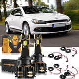 For 2008-2014 Volkswagen Scirocco 3 H7 LED Headlight Bulbs