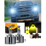 For 2013-2014 Ford F-150 HID D3S LED Headlight Bulbs