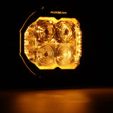 Auxbeam MASTER-T Series 5" Combo Beam Off-Road Lights Amber Backlight