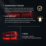 LED Tail Light Assembly With Sequential Turn Signal For 2008-2017 Mitsubishi Lancer & EVO X