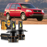 For 2003-2004 Honda Pilot H4 LED Headlight Bulbs