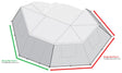 270º Awning Shade Wall Kit – Tuff Stuff Compact Driver Side (Door + Window, Olive) Tuff Stuff Overland