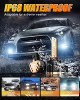 H10 9145 9140 HB3 LED Fog Light/DRL Bulbs 44W 8000LM 6500K Cool White Z3 Series | 2 Bulbs