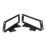 3 Inch LED Pods Lights with Additional Amber Covers & Dual Fog lights Hidden Bumper Mount Bracket for Dodge Ram 2500 3500 2010-2017