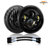 7'' LED Headlight Replacement, 4'' LED Fog Light & LED Smoke Tail Light Brake Reverse Turn Signal Lamp for Jeep Wrangler JK