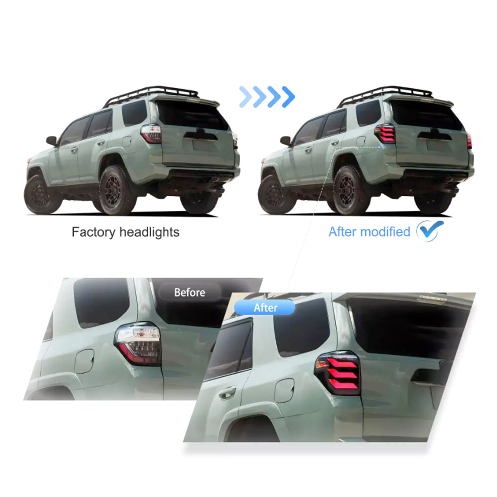 LED Tail Lights Assembly For 2010-2014 Toyota 4Runner