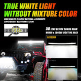 New 52 Inch V-PRO Series Curved RGBW Color Changing Off Road Led Light Bar