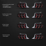 LED Tail Lights Assembly With 5 Modes Turn Signal 2 Modes Brake Lighting Smoked For 2010-2012 Ford Mustang 5th Gen (S-197 II) Pre-Facelift