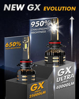 🆕9012/HIR2 LED Headlight Bulbs 240W 40000LM GX-ULTRA Series 6500K Cool White | 2 Bulbs