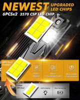 🆕9006/HB4 LED Headlight Bulbs Q40 Series Ultra-High Brightness 120W 30000LM 6500K Cool White | 2 Bulbs