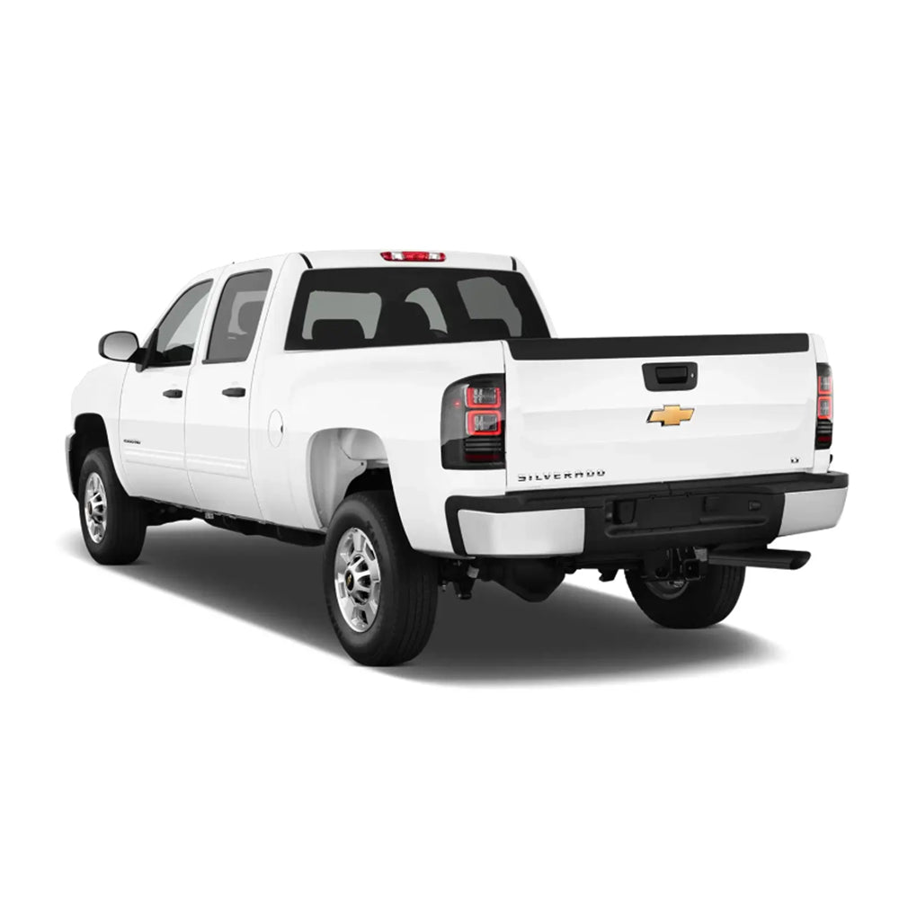 LED II Tail Lights Assembly With Red Turn Signal Clear For 2007-2013 Chevrolet Silverado 1500 2500HD 3500HD 2007-2010 GMC Sierra 1500 2500HD 3500HD