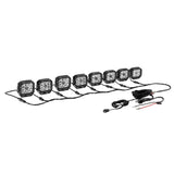 8-LED Pod Light Power Wiring Harness Kit with 2 PIN DT Plug