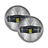 (2pcs/set) 48W LED Fog Lights DOT Approved For 2007-2013 GMC Sierra 1500 / 2007-2014 Sierra 2500HD 3500HD (Chrome)