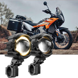 2023 KTM 890 Adventure Motorcycle LED Spotlight Light 3+5 Light Modes