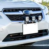 LED Light Bar Steel License Plate Mounting Bracket Front Bumper Holder Fit for Most Trucks, Pickups, SUV, Jeep, 4x4, Cars (US Version)