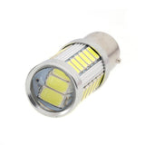 1156 P21W BA15S LED Brake/Reverse/Parking/Tail/Turn Singnal Light Bulbs 50W 8000LM Cool White/Amber/Red 33 Series | 2 Bulbs