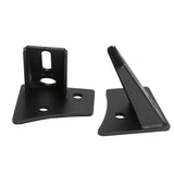 2pcs Black A-Pillar Light Lower Windshield Hinge Mounting Brackets LED Pod Light for 2007-2017 Jeep Wrangler JK