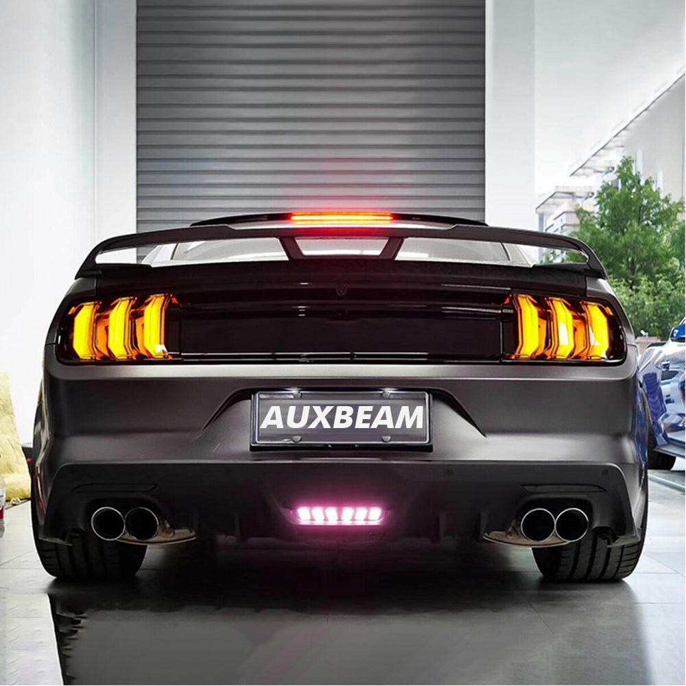 LED Tail Lights Assembly With 5 Modes Sequential Turn Signal For 2015-2023 Ford Mustang 6th Gen (S550)