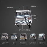 LED Headlight Assembly Reflection Bowl Chrome For 2016-2018 Chevrolet Silverado 1500 4th Gen Facelift