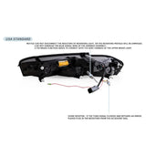 LED Tail Lights Assembly With Sequential Turn Signal With Reverse Lights For 2016-2018 Chevrolet Camaro (Fit For American Models)