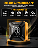Model-H6 28mm Cylinder Portable Car Tire Inflator Air Compressor Pump for Pickup Truck Car Motorcycle Bike Ball